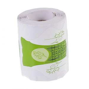 MUSISALY Papier Guide D'ongles Autocollant 100 Pi&egrave;ces Taille Standard Pour Extensions D'ongles Outil Manucure Salon Et Usage &agrave; Domicile (YangF, neuf)