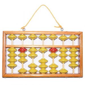 7 Colonne Anti-dérapant Grotte Abaque Chinoise Soroban Pendaison En Bois Boulier Chinois Soroban Outil Pédagogique Calculatrice De Mathématiques Pour Les élèves Enseignants (EHOTER Décor, neuf)
