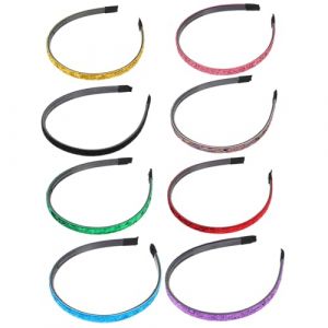 COLLBATH Bandeaux &agrave; Paillettes Gar&ccedil;on Et Filles 8 Pi&egrave;ces Multicolores Antid&eacute;rapants Pour Filles Accessoires Cheveux F&ecirc;te Vacances (JianLui, neuf)