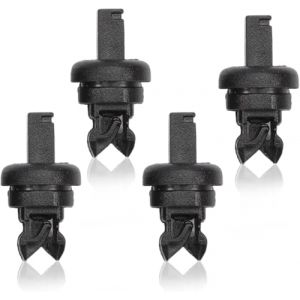 ANBOO 4 Clips de Fixation plage arriere voiture, Noir Clips Plastique Voiture, Clips pour Tablette Arri&egrave;re de Voiture Renault Clio/Megane - Remplacement Compatibles 7705099001 8200675047 (MaMa store, neuf)