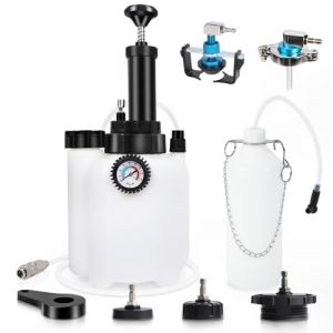 MRCARTOOL Kit de Purge de Frein Manuel 3 L - Purgeur de Liquide de Frein Automobile - Purgeur de Pression Manuelle avec extracteur de Liquide de Frein de 1 L et 4 adaptateurs de Cylindre E20 pour (MRCARTOOL OFFICIAL, neuf)