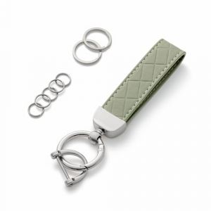 AOKSUNOVA Porte-cl&eacute;s de Voiture pour Dames Bande &agrave; Clefs Verte en Cuir Porte-cl&eacute;s avec Anneau &agrave; Clefs pour Filles, Messieurs (AOKSUNOVA-FR, neuf)