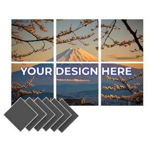 Arrowzoom 6 panneaux acoustiques en feutre personnalis&eacute;s D&eacute;coration murale &eacute;l&eacute;gante et d&eacute;corative R&eacute;duction du bruit pour l'enregistrement en Design personnalis&eacute; A 60x90cm SD1230 (ArrowEU (Livraison rapide 7-14 jours), neuf)