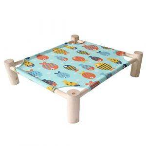ETOPARS Lit Marche pour Animaux de Compagnie, Chenil D'été Lit pour Chien, Tapis de Chat en Bois Lavable Quatre Saisons Disponibles, Lit de Marche pour Chien Nid de Chat (FUNAT-EU, neuf)