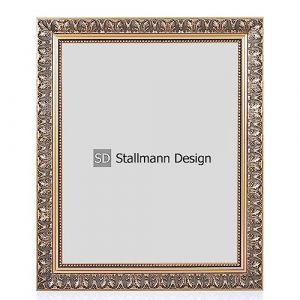 Stallmann Design Cadre Photo Baroque SWAN | 70 x 100 cm | Or | En Bois V&eacute;ritable Vieilli | Style Vintage | 80 Tailles Disponibles (Stallmann Design, neuf)