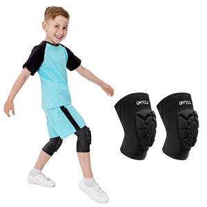 ONTYZZ Genouillere pour Enfant Protection Genou 1 Paire Ajustement Serré Respirable Genouillères Compression Danse Protege Genou pour Handball Volley Velo Trottinette Jambière Genouillère L (ONT Sport, neuf)