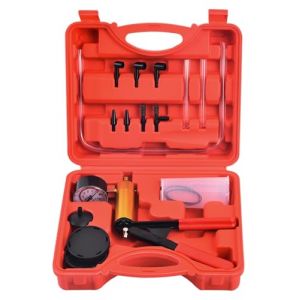 DHA Kit Pompe a Vide Purge Liquide de Frein Vidange Manuelle Moto Voiture, Outil de Testeur de Pompe à Pression et Dépression Purgeur Liquide de Frein et Embrayag avec Adaptateurs Automobile (Deal at home, neuf)