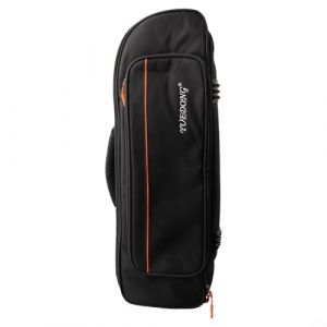 Eawfgtuw Sac &agrave; dos pour trompette portable en tissu Oxford doux r&eacute;sistant &agrave; l'eau l&eacute;ger en laiton accessoire d'instruments avec poche de grande capacit&eacute; Noir 57 x 17 x 13 cm (bestredworld, neuf)