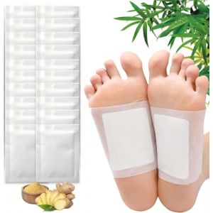 GIUSOBG Detox Foot Patches 40 Pi&egrave;ces Patch Detox Pieds Detox Foot Patches Nettoyage Profondeur Deep Cleansing Patch Pieds Patch Detox Pieds 100% naturel Patchs Favorise Circulation Sanguine (40) (BINHENGEU, neuf)