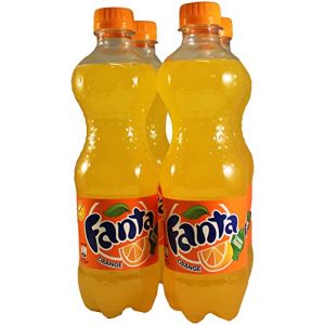 European Fanta Lot de 4 bouteilles de soda orange 500 ml (La Famille à Table! - LFàT!, neuf)