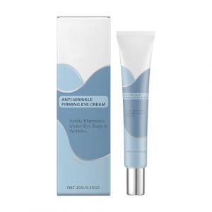Cr&egrave;me hydratante pour les yeux &ndash; Lotion douce et lissante, 4,3 x 4,3 cm pour les yeux avec refroidissement, baume nourrissant avec r&eacute;paration, soin hydratant quotidien, soin pour adultes, usage famili (pistaw, neuf)