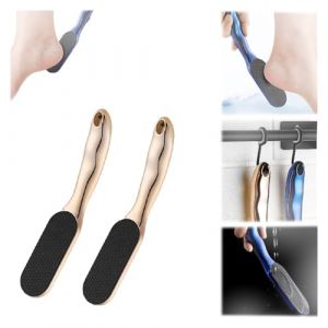 Foot File, Nanoglass Foot File, And To Hard Skin And Dead Skin Foot Scrubber, Wet And Dry Feet Callus Remover For Feet, Lightweight Foot Scrubber(Gold-2) (zhikong, neuf)