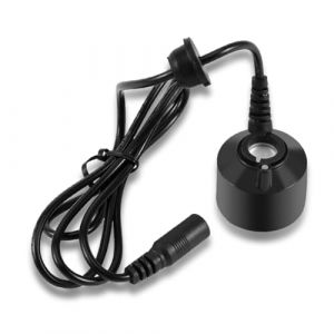 Brumisateur Fontaine &eacute;tang Eau, Mini Humidificateur Air Atomiseur R&eacute;servoir Poisson Int&eacute;rieur Ext&eacute;rieur Ultrasonique Changeant Eau Noir San Lumi&egrave;re Aquarium Cr&eacute;ant Atmosph&egrave;re Rocaille Vase Bain Oiseau (Enraek, neuf)