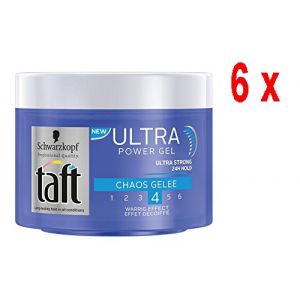 Schwarzkopf Taft Ultra Powergel Lot de 6 gelées Chaos 200 ml (IwonaTEC, neuf)