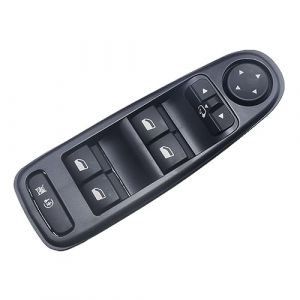 GEEANDLY Interrupteur de Lève Vitre Bouton électrique pour Fenêtre 6554.YH, 96639383ZD.Compatible avec Citroen C4 Picasso 2006-2013 ; pour Citroen C4 Grand Picasso 2006-2013 (GEEANDLY, neuf)
