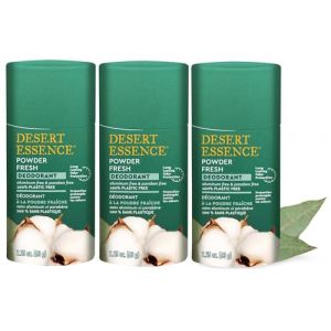 Desert Essence - D&eacute;odorant &agrave; la Poudre Fra&icirc;che - 63g - Lot de 3 (toutpourlamaison, neuf)