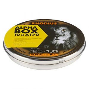 RHODIUS XT70 | Lot de 10 disques à tronçonner pour métal, extra fins, diamètre 125 mm x 1,0 mm, pour meuleuse d'angle, acier inoxydable, acier, fer, métal dur (Renessy France, neuf)