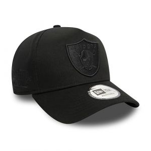New Era Las Vegas Raiders NFL Casquette réglable Football Américain Chapeau Tonal Logo de l'équipe Noir (capspin, neuf)