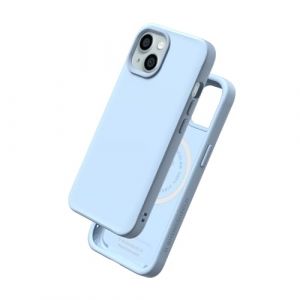 RhinoShield Coque Compatible avec MagSafe pour [iPhone 15] | SolidX - Coque renforc&eacute;e avec Absorption des Chocs Design Fin Protection Contre Les Chutes de 3, m &ndash; Bleu Glacier (RHINOSHIELD - Evolutive Labs, neuf)