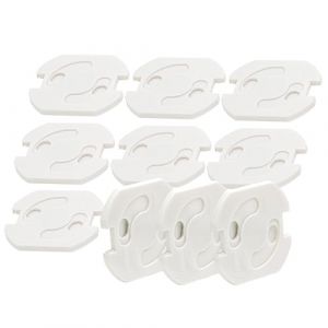 BIGtec cache prise bébé 10 pièces cache prise cache prise electrique cache prise murale protection prise electrique bebe obturateur prise avec mécanisme rotatif pour enfant (lets-sell!!, neuf)