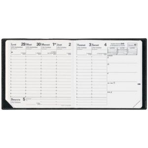 Quo Vadis - Recharge Agenda - 2026 - Exécutif - Semainier Planning - Français - 13 mois de décembre à décembre - 16x16 cm - Papier blanc (FOURNITURE DISCOUNT, neuf)