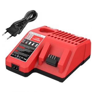 Energup Chargeur 12V-18V pour Milwaukee Chargeur Batterie 48-11-2420 48-11-1840 pour Milwaukee Batterie 12V-18V (AUKEPower, neuf)