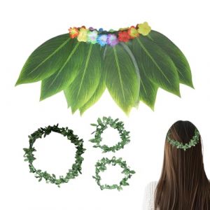 Tenue hawaïenne - Vêtements hawaïens traditionnels, chemise Aloha et robe Muumuu | Costume de danse, robe hawaïenne à imprimé floral, tenue de plage, vêtements tropicaux confortables pour ho (lipans, neuf)