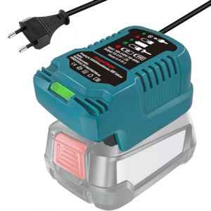 TPDL Chargeur de batterie pour Bosch 18 V Home and Garden PBA avec affichage LED, chargeur rapide compatible avec batterie Bosch 18 V, vert, pour Bosch PBA/PSB/PSR 18 V Garden Series (ZhimeixinKeji, neuf)
