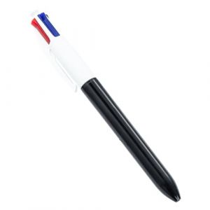 1 stylo &agrave; bille noir 4 couleurs cr&eacute;atif color&eacute; r&eacute;tractable stylo &agrave; bille multifonction pour marqueur, &eacute;criture, papeterie, durabilit&eacute; (YOUCHUAN HWX, neuf)