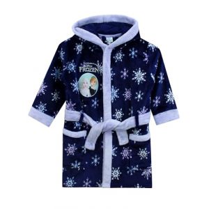 Disney Robe De Chambre Reine Des Neiges | Robe De Chambre Fille Elsa et Anna Bleu 5-6 Ans (Character FR, neuf)