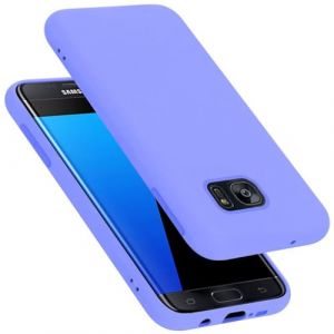 cadorabo Coque Compatible avec Samsung Galaxy S7 Edge, &Eacute;tui Housse en Silicone- Coque pour Galaxy S7 Edge- Protection Antichoc, Anti-Empreintes- TPU Housse de Protection - Mat Liquid Light Purple (cadorabo-shop, neuf)