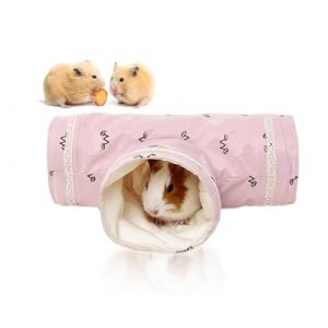 Tunnel Lapin, Maison Hamster cabane Cochon d'Inde Jouet Cochon d'Inde Tunnel pour Chat Jouet 3 Voies pour Chinchilla, Rat, Furet (JMXGS, neuf)