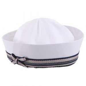 SOIMISS Chapeau Marin Femme Style Vintage avec N&oelig;ud &Eacute;l&eacute;gant Casquette Capitaine Bateau pour Cosplay et F&ecirc;te Nautique Accessoire Photo et Costume (Star-wish, neuf)