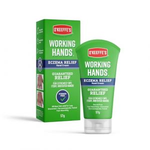 O'Keeffe's Working Hands Crème pour les mains anti-eczéma 57 g – Pour les mains extrêmement sèches, irritées et irritées | Sans stéroïdes, testée dermatologiquement avec soulagement des démangeaisons (blueacetradingltd2, neuf)