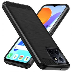 ivoler Coque Silicone pour Honor 70 Lite/Honor X8 5G / Honor X6a / X6 (Pas pour Honor X8 4G), [Protection Antichoc Militaire] &Eacute;tui de Protection Mince Souple TPU Anti-Rayures Dos Bumper Housse, Noir (AYRmall-AMFR, neuf)
