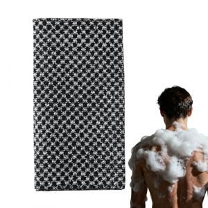 Lingette de Gommage Corporel Japonaise - Tapis De Bain Long Double Face S&eacute;chage Rapide - Serviette Exfoliante Japonaise Pour Douche | Pour &Eacute;limination Des Peaux Mortes Gommage Et Massage Femmes Hommes (ZhiYiTengKunShangMao, neuf)