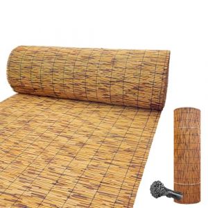 G&eacute;n&eacute;rique Jardin Brise Vue en Bambou, 50 Cm A 140 Cm De Hauteur Canisse Cl&ocirc;ture, Ext&eacute;rieur Bambou Brise-Vue avec Attaches Zip, Balcon Brise Vue pour Porche, Piscine, Plafond(70 * 1000cm) (JLMWG, neuf)