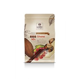 Cacao Barry - Ghana 76% Origine chocolat lait de couverture pistoles 2,5 kg (CERF DELLIER, neuf)