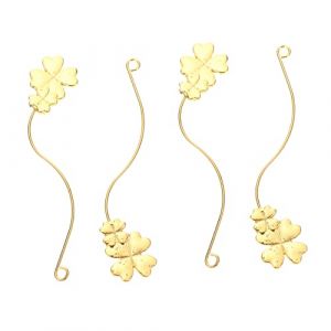 WRITWAA 4 Pièces Bande D'essai De Cils Porte Faux Cils Extensions Porte-cils Support D'extension De Cils Accessoires D'extension De Cils Plaque D'extension De Faux Cils Métal Doré (Saieli, neuf)