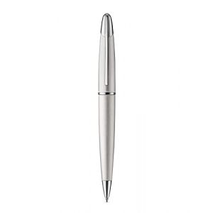 Colibri Equinox Twist Stylo à bille |acier brossé et Chrome Luxury | Stylo de luxe | Pince à ressort | Livré dans une jolie boîte cadeau pour hommes et femmes (Brioly, neuf)