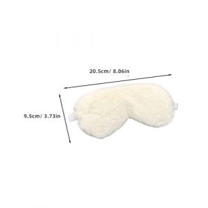 Vaguelly Lot De 3 Cache-yeux En Peluche Confortable, Taille Standard, Masque De Sommeil Occultant Yeux, Bandeau L&eacute;ger Pour Dormir Et Voyage, Pare-soleil Portable Multicolore (Bustling Xin, neuf)