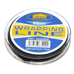 Lineaeffe Wrapping Line Fil, 25 m, taille D, Noir (Arundo, neuf)