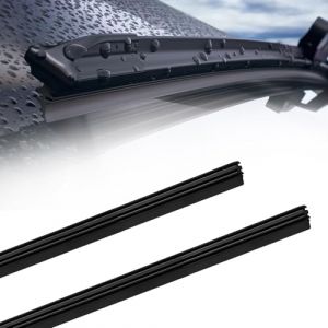 alwaiiz 2 Pi&egrave;ces caoutchouc essuie glace 800mm, D&eacute;soss&eacute; caoutchouc d'essuie-glace, G&eacute;n&eacute;ralit&eacute;s lame essuie glace (Alwaiiz EUdirect, neuf)