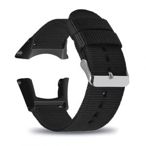 KMKJSH Bracelet en Nylon Compatible avec Suunto Ambit 3/3 Run/2/2R/2S/1/Sport Sangle, avec Réglable Acier Inoxydable Fermoir Femme Homme Sport Bande de Rechange pour Suunto Ambit 3 Bracelet (3) (Kemikeji, neuf)