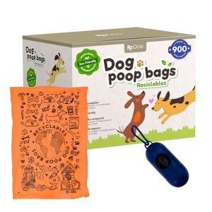 Sac a crotte pour chien avec distributeur/Sac à crotte chien biodegradable/Sac dejection canine pour chiens de taille petite et grande/Ramasse crotte pour chien/Sac à crottes chien… (rcOcio, neuf)