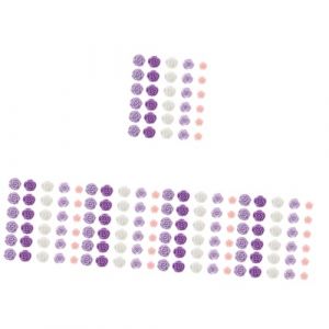 Gadpiparty 5 Ensembles Punaises En Forme De Rose Punaise Rose Punaises Color&eacute;es Coules De Pouce De Fleur Floral Accessoire Petites Punaises Punaise Pratique Violet,mauve M&eacute;tal 40 Pi&egrave;ces * 5 (Waldenwde, neuf)