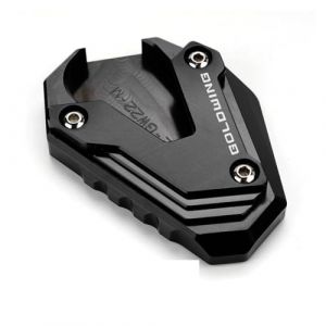 OPSREY Plaque De Béquille De Moto, Support Latéral De Pied, Agrandissement pour Goldwing 1800 2002 – 2023, Accessoires D'extension De Rénovation (Couleur : Noir, Taille : 2018-2023) (dengzhoushikunchaobaihuodian, neuf)