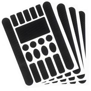 XURJUMI 4 Pièces Protection Cadre Vélo Autocollant Carbone, Protection Cadre Velo Sticker VTT, Velo Sticker VTT,Protection Cadre Vélo pour Route Vél (SENXING UOH LTD, neuf)