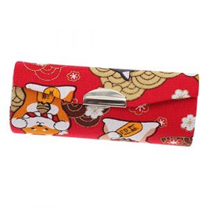 VICASKY Mini-boîte de rangement à lèvres organisateur de rouge à lèvres porte-rouge à lèvres pour sac à main portefeuille cas de rouge à lèvres vintage sac de rouge à lèvres chiffon (Micanties, neuf)