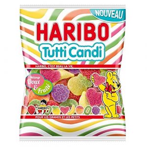 HARI. Tutti Candi 250g : savourez un mélange fruité de bonbons gélifiés colorés et gourmands- Lot De 4 (ViveVers, neuf)